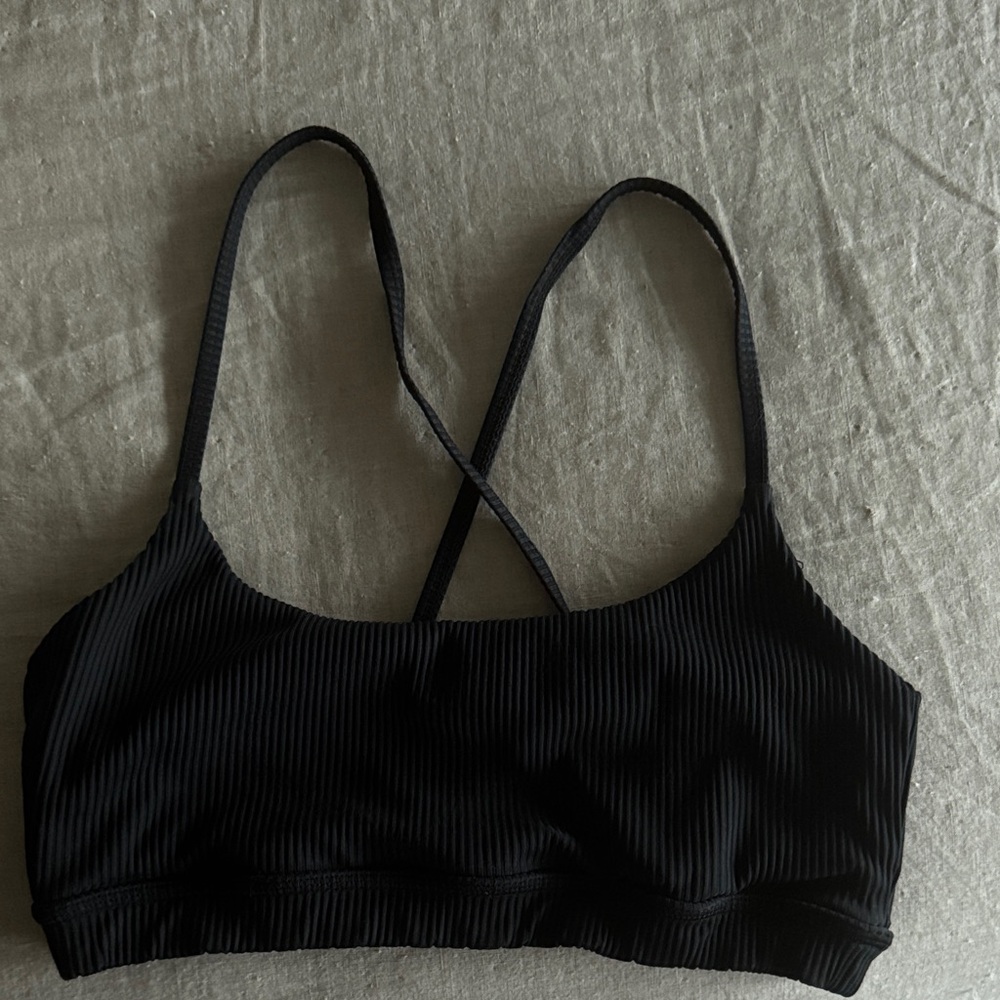 Glyder ribbed sports bra